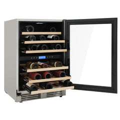 Thor Kitchen 24 Inch Dual Zone Indoor/Outdoor Wine Cooler, 46 Wine Bottle Capacity - TWC2401DO - The Home Selection