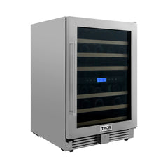 Thor Kitchen 24 Inch Dual Zone Indoor/Outdoor Wine Cooler, 46 Wine Bottle Capacity - TWC2401DO - The Home Selection
