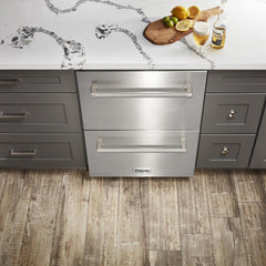 Thor Kitchen 24 Inch Indoor Outdoor Refrigerator Drawer in Stainless Steel - TRF2401U - The Home Selection