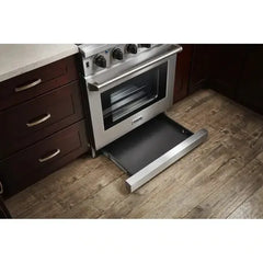 Thor Kitchen 30 in. Natural Gas Range, 36 in. Refrigerator with Water and Ice Dispenser & 24 in. Dishwasher - The Home Selection