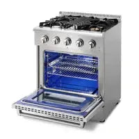 Thor Kitchen 30 in. Professional Propane Gas Range & Range Hood Package - The Home Selection