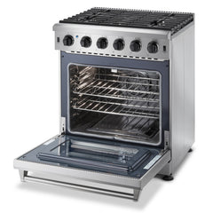 Thor Kitchen 30 Inch Gas Range in Stainless Steel - LRG3001U - The Home Selection