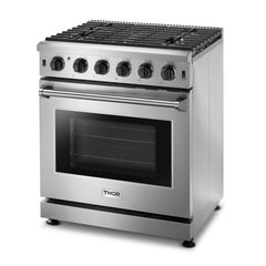 Thor Kitchen 30 Inch Gas Range in Stainless Steel - LRG3001U - The Home Selection