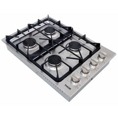 Thor Kitchen 30 Inch Professional Drop-In Gas Cooktop with Four Burners in Stainless Steel - TGC3001 - The Home Selection