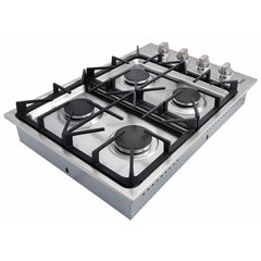 Thor Kitchen 30 Inch Professional Drop-In Gas Cooktop with Four Burners in Stainless Steel - TGC3001 - The Home Selection