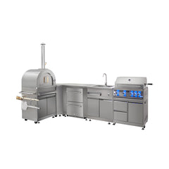 Thor Kitchen 30.5 Inch Outdoor Kitchen Corner Cabinet in Stainless Steel - MK06SS304 - The Home Selection