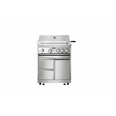 Thor Kitchen 32 Inch 4-Burner Gas BBQ Grill with Rotisserie in Stainless Steel - MK04SS304 - The Home Selection