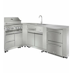 Thor Kitchen 32 Inch Outdoor Kitchen BBQ Grill Cabinet in Stainless Steel - MK03SS304 - The Home Selection