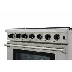 Thor Kitchen 36 Inch Gas Range in Stainless Steel - LRG3601U - The Home Selection