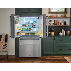 Thor Kitchen 4-Piece Pro Appliance Package - 30" Cooktop, Wall Oven, Dishwasher & Refrigerator with Water Dispenser in Stainless Steel - The Home Selection
