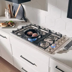 Thor Kitchen 4-Piece Pro Appliance Package - 36" Cooktop, Wall Oven, Dishwasher & Refrigerator with Water Dispenser in Stainless Steel - The Home Selection