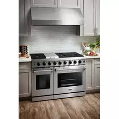 Thor Kitchen 48 in. Propane Gas Range and Range Hood Package - The Home Selection