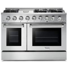 Thor Kitchen 48 Inch 6 Burner Professional Gas Range - HRG4808U - The Home Selection