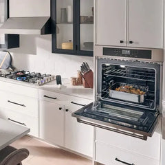Thor Kitchen 5-Piece Pro Appliance Package - 36" Cooktop, Wall Oven, Under Cabinet Hood, Dishwasher & Refrigerator in Stainless Steel - The Home Selection