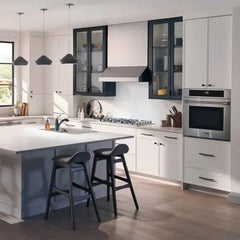Thor Kitchen 5-Piece Pro Appliance Package - 36" Cooktop, Wall Oven, Under Cabinet Hood, Dishwasher & Refrigerator in Stainless Steel - The Home Selection