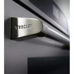 Thor Kitchen 5-Piece Pro Appliance Package - 48" Rangetop, Wall Oven, Pro Wall Mount Hood, Dishwasher & Refrigerator with Water Dispenser in Stainless Steel - The Home Selection