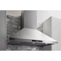 Thor Kitchen 6-Piece Pro Appliance Package - 36" Cooktop, Wall Oven, Wall Mount Hood, Refrigerator, Dishwasher & Microwave Drawer in Stainless Steel - The Home Selection