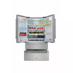 Thor Kitchen 6-Piece Pro Appliance Package - 48" Rangetop, Wall Oven, Pro Wall Mount Hood, Refrigerator, Dishwasher, & Microwave Drawer in Stainless Steel - The Home Selection