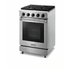 Thor Kitchen Appliance Package - 24 in. Gas Range and Range Hood, AP-LRG2401U - The Home Selection