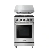 Thor Kitchen Appliance Package - 24 in. Gas Range and Range Hood, AP-LRG2401U - The Home Selection