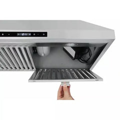Thor Kitchen Appliance Package - 30 in. Propane Gas Burner/Electric Oven Range, Range Hood - The Home Selection