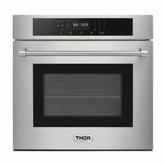 Thor Kitchen Appliance Package - 30 in. Wall Oven, 36 In. Drop-in Cooktop, Range Hood - The Home Selection