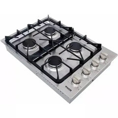 Thor Kitchen Appliance Package - 30 in. Wall Oven, Cooktop, Range Hood, Refrigerator, Dishwasher - The Home Selection