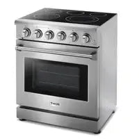 Thor Kitchen Appliance Package - 30 inch Electric Range and 30 in. Range Hood - The Home Selection