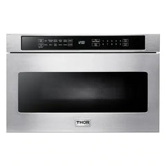 Thor Kitchen Appliance Package - 36 in. Electric Range, Range Hood, Microwave Drawer - The Home Selection