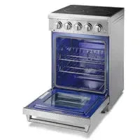 Thor Kitchen Package - 24 in. Professional Electric Range, Range Hood - The Home Selection
