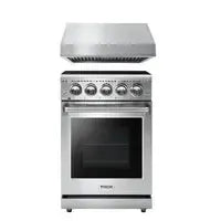 Thor Kitchen Package - 24 in. Professional Electric Range, Range Hood - The Home Selection