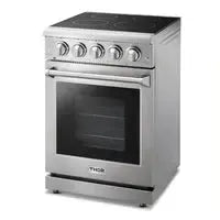 Thor Kitchen Package - 24 in. Professional Electric Range, Range Hood - The Home Selection