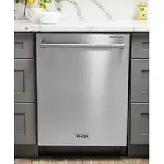 Thor Kitchen Package - 30 in. Propane Gas Burner/Electric Oven Range, Refrigerator, Dishwasher - The Home Selection