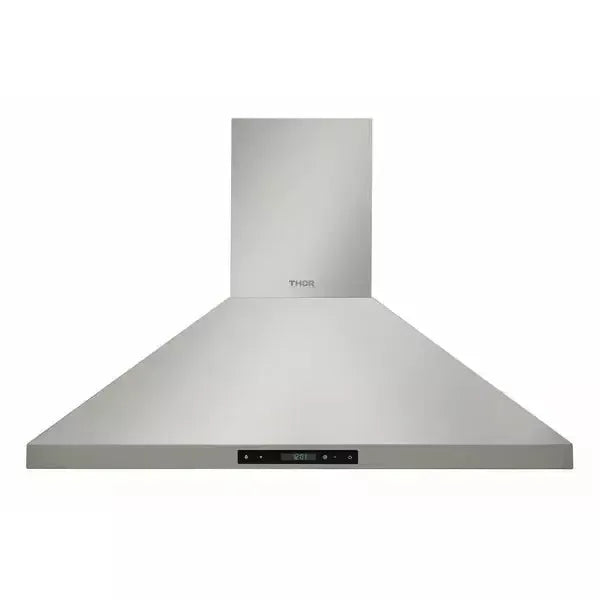 Thor Kitchen Package - 36 in. Natural Gas Range, Range Hood, Microwave Drawer, Refrigerator, Dishwasher, Wine Cooler - The Home Selection