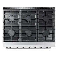 Thor Kitchen Package - 36 in. Natural Gas Range, Range Hood - The Home Selection