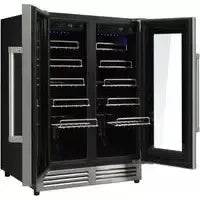 Thor Kitchen Package - 36 In. Propane Gas Range, Range Hood, Microwave Drawer, Refrigerator with Water and Ice Dispenser, Dishwasher, Wine Cooler - The Home Selection