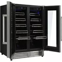 Thor Kitchen Package - 36 in. Propane Gas Range, Range Hood, Refrigerator, Dishwasher, Wine Cooler - The Home Selection