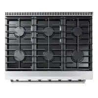 Thor Kitchen Package - 36 in. Propane Gas Range, Range Hood - The Home Selection