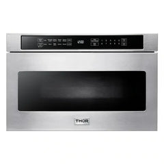 Thor Kitchen Package - 48 in. Gas Burner/Electric Oven Range, Range Hood, Microwave Drawer - The Home Selection