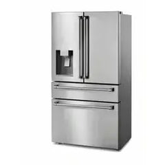Thor Kitchen Package - 48 in. Gas Range, Dishwasher, Refrigerator with Water and Ice Dispenser - The Home Selection