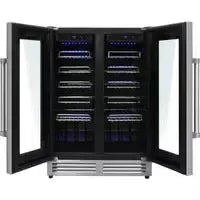 Thor Kitchen Package - 48 In. Propane Gas Burner, Electric Oven Range, Range Hood, Refrigerator, Microwave Drawer, Wine Cooler - The Home Selection