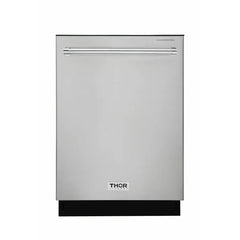 Thor Kitchen Package - 48 in. Propane Gas Range, Range Hood, Dishwasher, Refrigerator, Microwave Drawer - The Home Selection