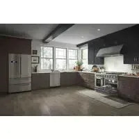 Thor Kitchen Professional Package - 48 in. Gas Range, Range Hood, Refrigerator with Water and Ice Dispenser, Dishwasher, Wine Cooler - The Home Selection