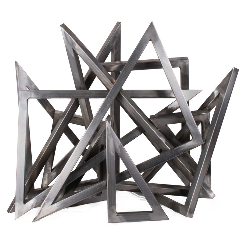 The Outdoor Plus STEEL TRIANGLE SCULPTURE - OPT-STTRI24