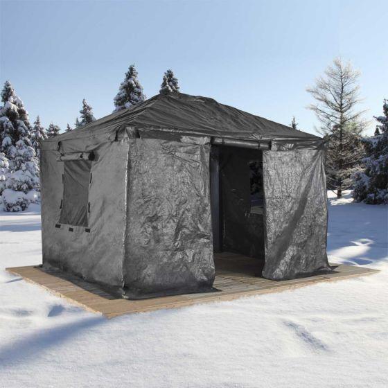 Sojag Universal Winter Gazebo Cover, 10 ft. x 14 ft. Grey - 135-9166491