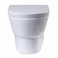 EAGO Modern Wall Mounted Dual Flush White Ceramic Toilet Bowl - WD332