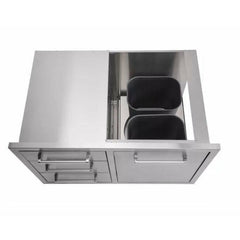 Whistler Grills Triple Drawer & Trash Can Combo - CBATDT - The Home Selection