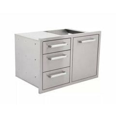 Whistler Grills Triple Drawer & Trash Can Combo - CBATDT - The Home Selection
