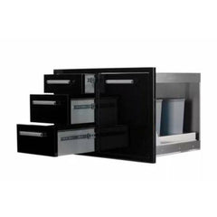 Whistler Grills Triple Drawer & Trash Can Combo - CBATDT - The Home Selection