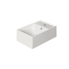 Whitehaus 15″ Britannia Rectangular Wall Mount Basin with Right Single Hole Drill – B-AG40 - The Home Selection